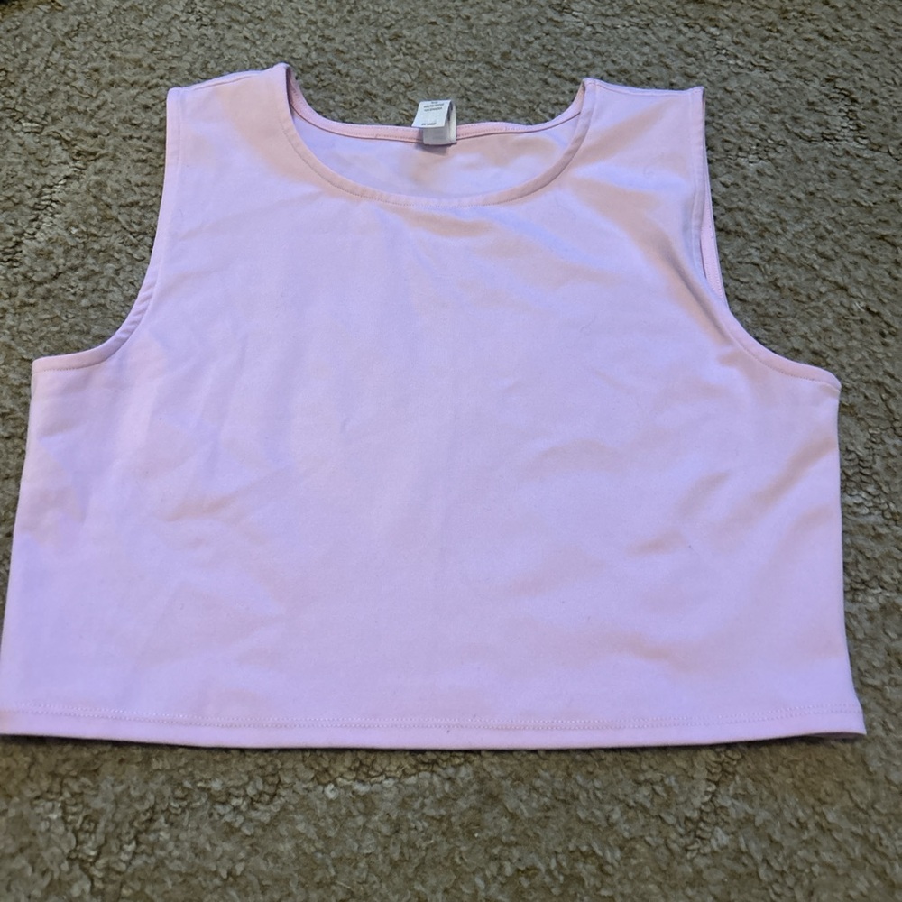 Pink Sleeveless Top